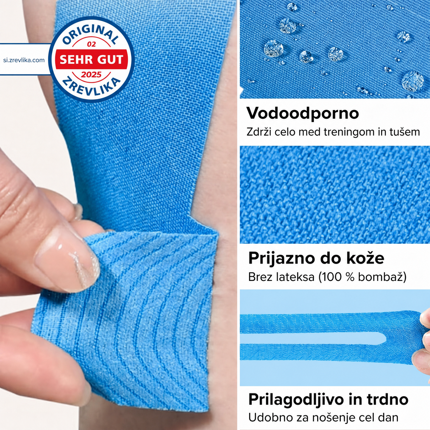 Zrevlika™ – Opora za koleno – 10 kosov